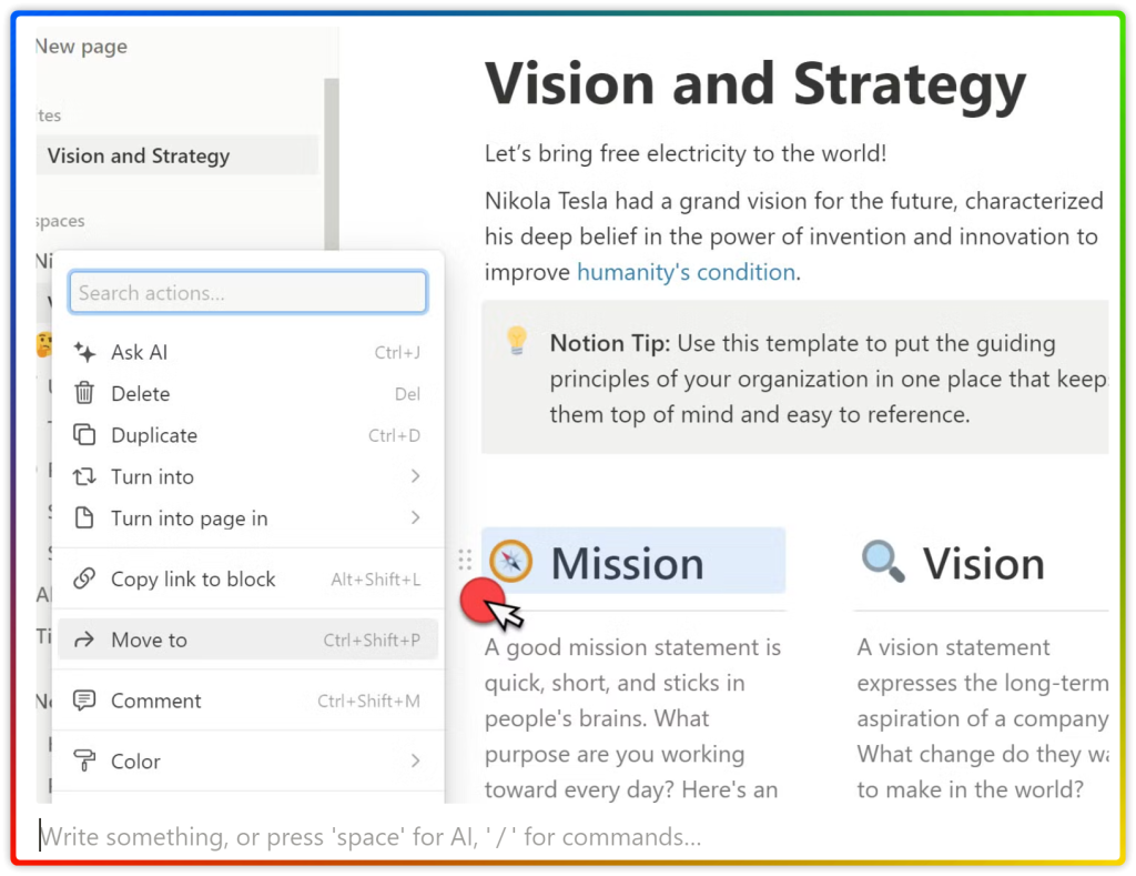 How to Navigate Notion 24 Content blocks settings introduction