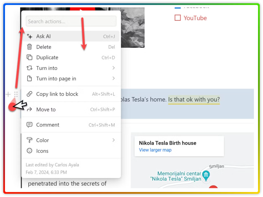 Deep Dive into Notion Blocks 11 How to edit a block in Notion