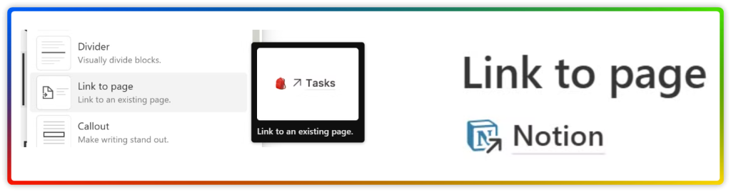 Deep Dive into Notion Blocks 46 Notion Basic Block Link to Page