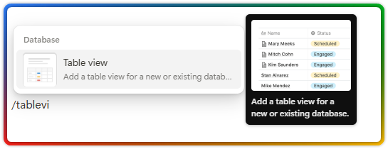 Deep Dive into Notion Blocks 61 Notion Database table view 1