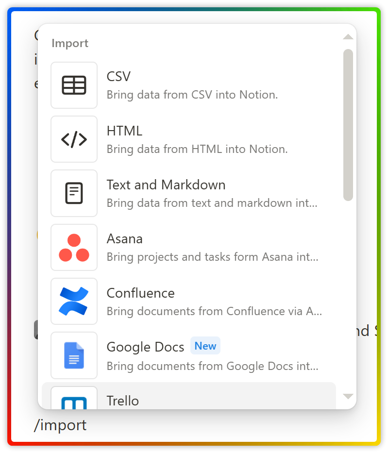 Deep Dive into Notion Blocks 123 Notion Import blocks