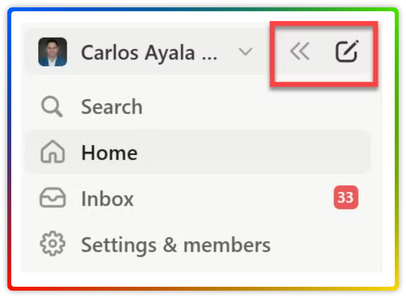 Cómo navegar Notion 3 Notion expand and hide sidebar