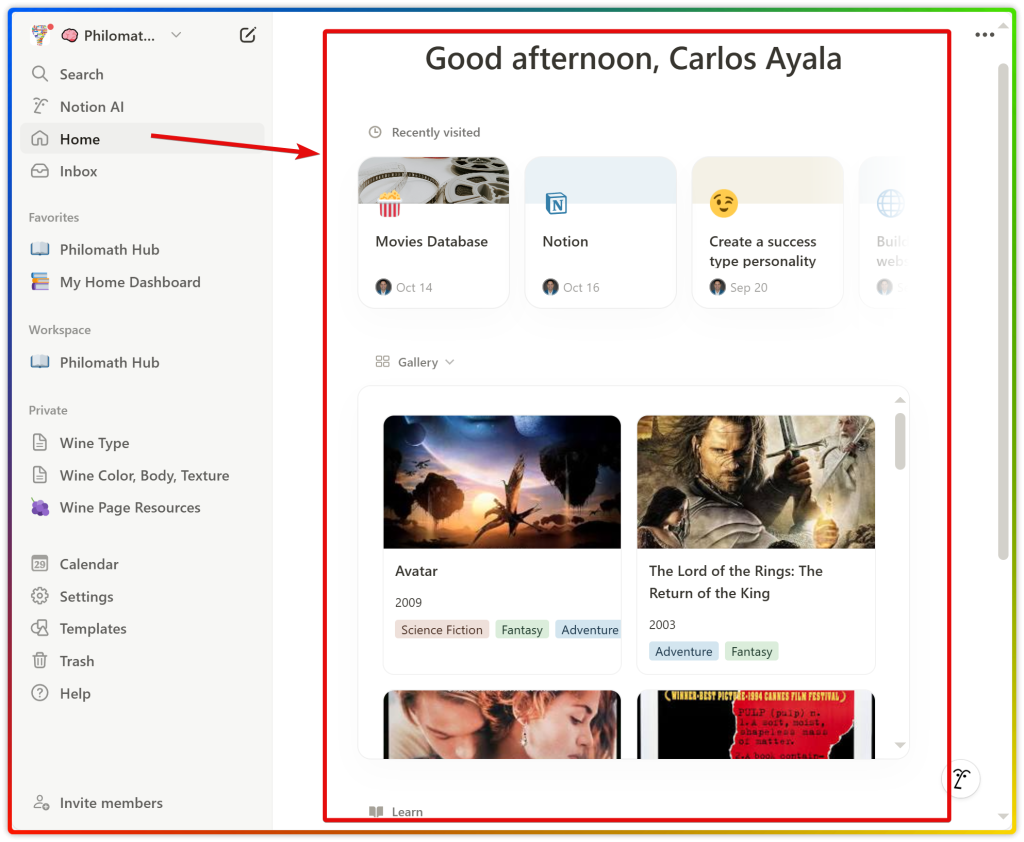 How to Navigate Notion 8 Home in Notion 2025